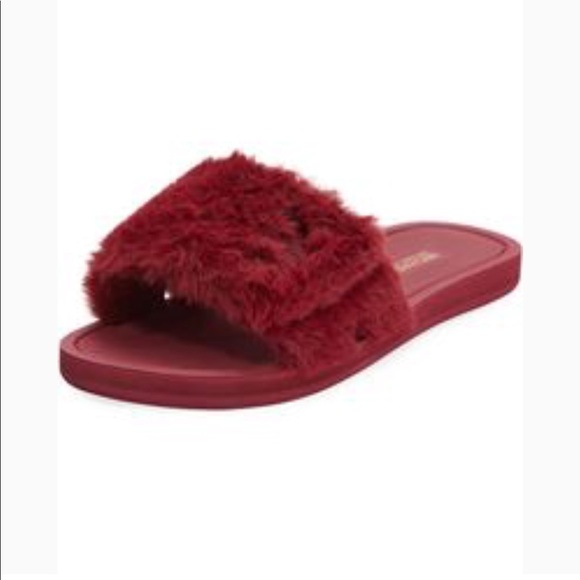 mk fur slides